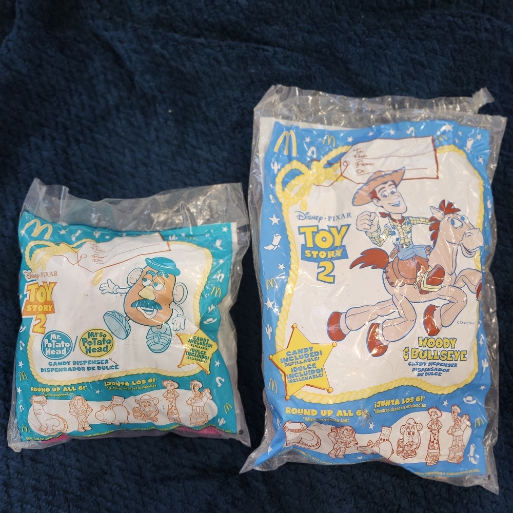 vintage 1999 McDonald's Happy Meal promotional candy dispensers Set Of 2